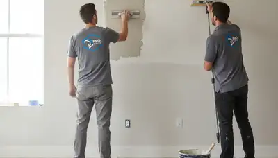 Professional drywall repair and wall restoration in Champaign, IL home by expert house painters