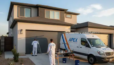 Professional garage door painting in Champaign IL for lasting curb appeal by local expert painters