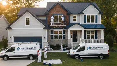 Champaign, IL house painters providing professional exterior and interior painting services