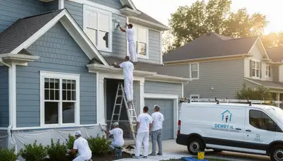 Professional house painting service in Champaign, IL for interior and exterior homes