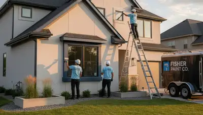 Champaign, IL house painters delivering professional interior and exterior painting services