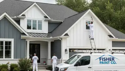 Champaign, IL house painters providing professional interior and exterior painting services