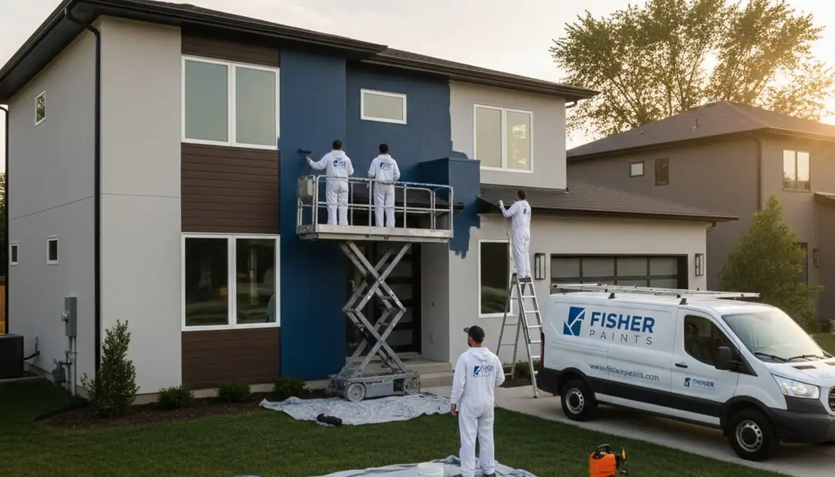 Professional house painters serving Champaign, IL with expert interior and exterior painting services