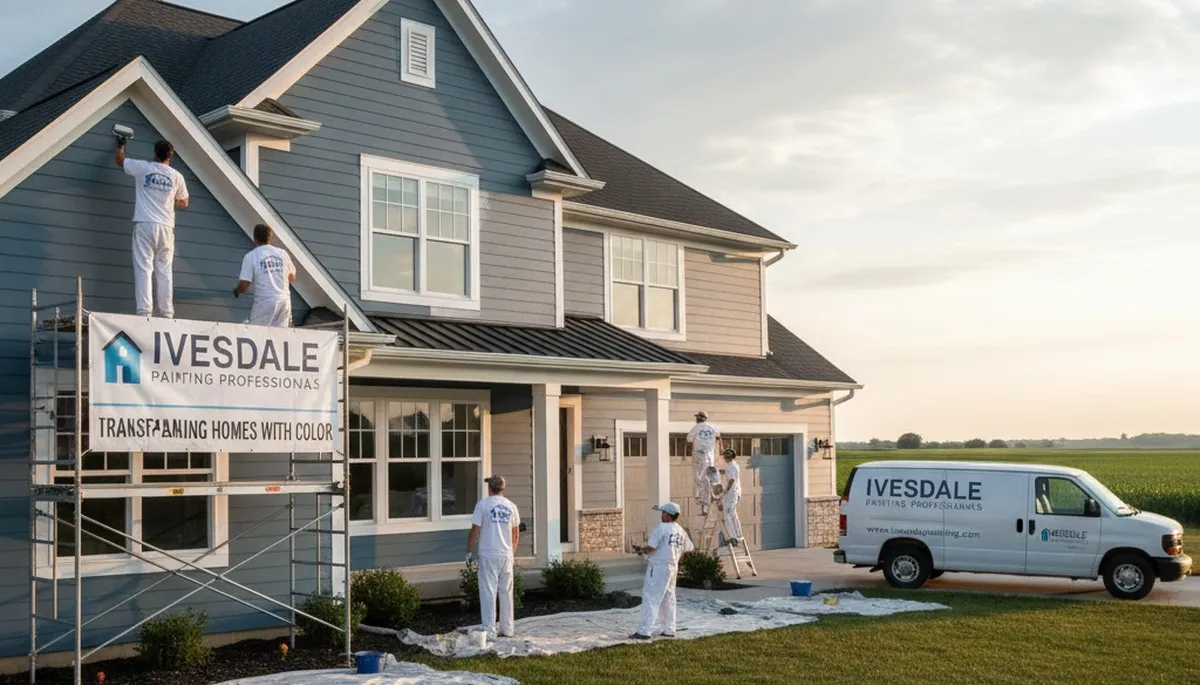 Professional house painting services in Champaign, IL for interior and exterior home projects