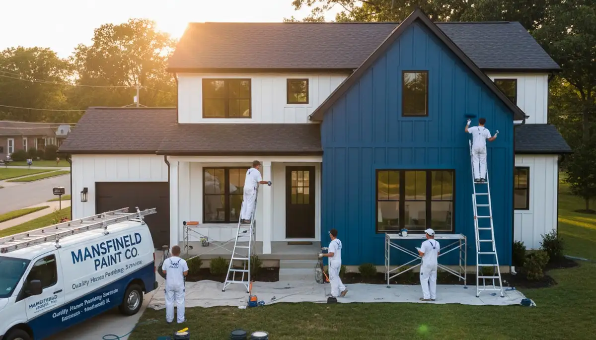 Champaign, IL house painters providing professional interior and exterior painting services