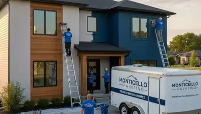 Champaign, IL house painters providing professional interior and exterior painting services