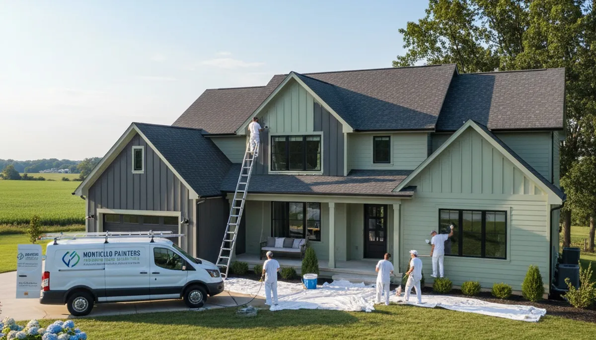 Professional house painters in Champaign, IL providing interior and exterior painting services