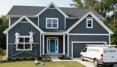 Champaign, IL house painting services by professional painters for interior and exterior homes