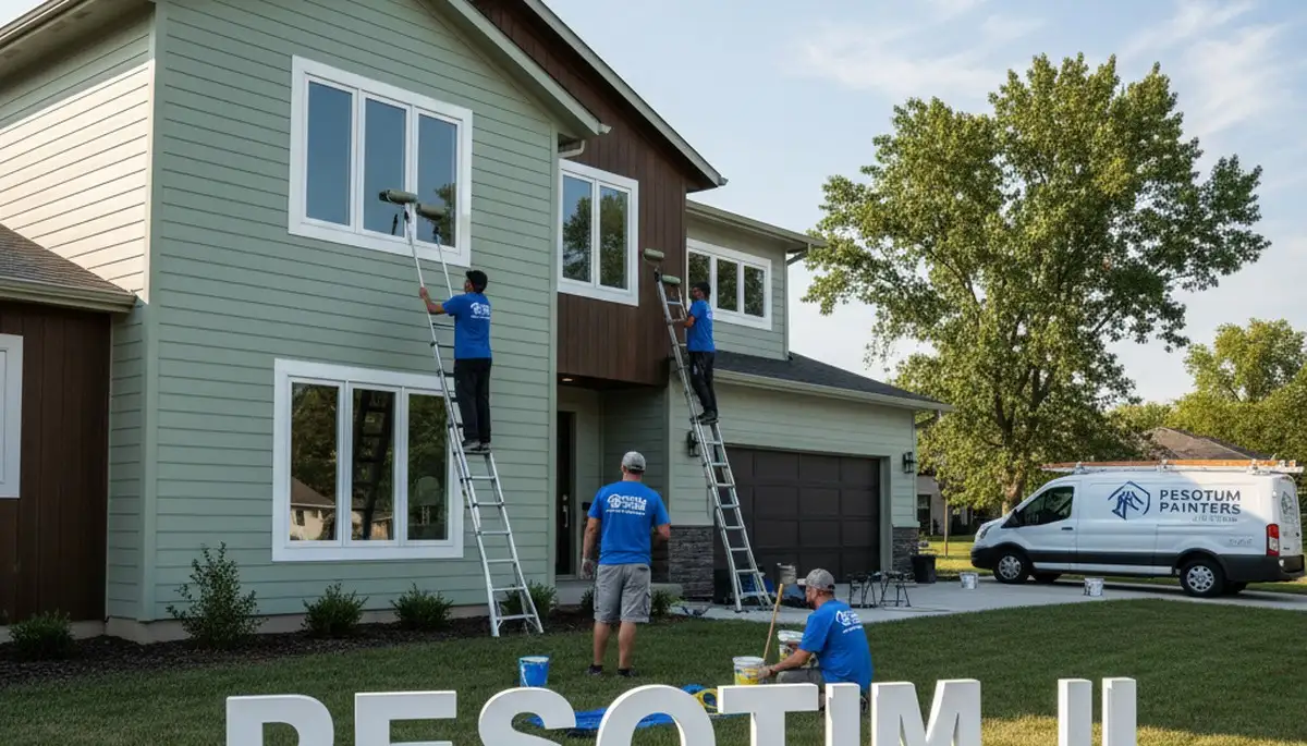 House painters in Champaign, IL providing professional interior and exterior painting services