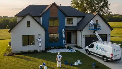 Professional house painting services in Champaign, IL for interior and exterior homes