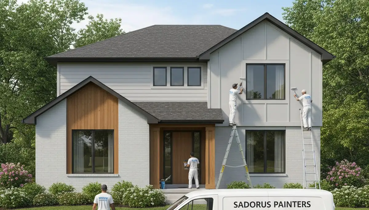 House painting services in Champaign, IL by Champaign Painters for residential exterior and interior painting