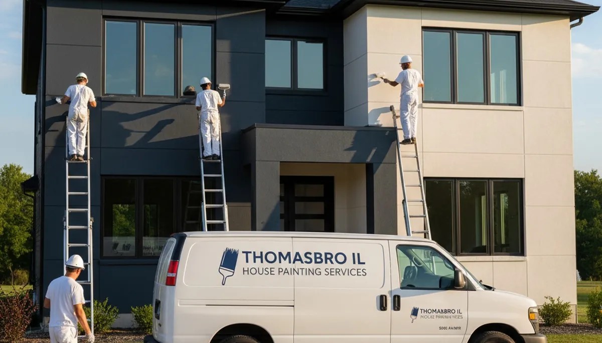 Professional house painters in Champaign IL providing exterior home painting services