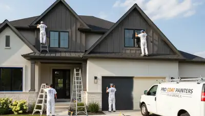 Professional house painting service in Champaign, IL for exterior and interior home painting needs