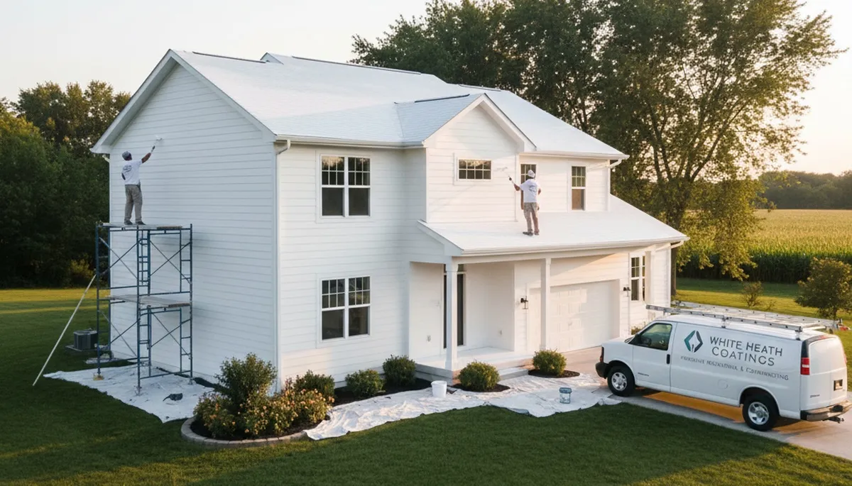 House painting services in Champaign, IL by Champaign Painters for residential exterior and interior projects