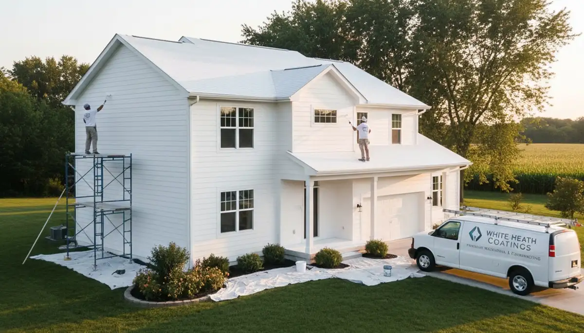 House painting services in Champaign, IL by Champaign Painters for residential exterior and interior projects